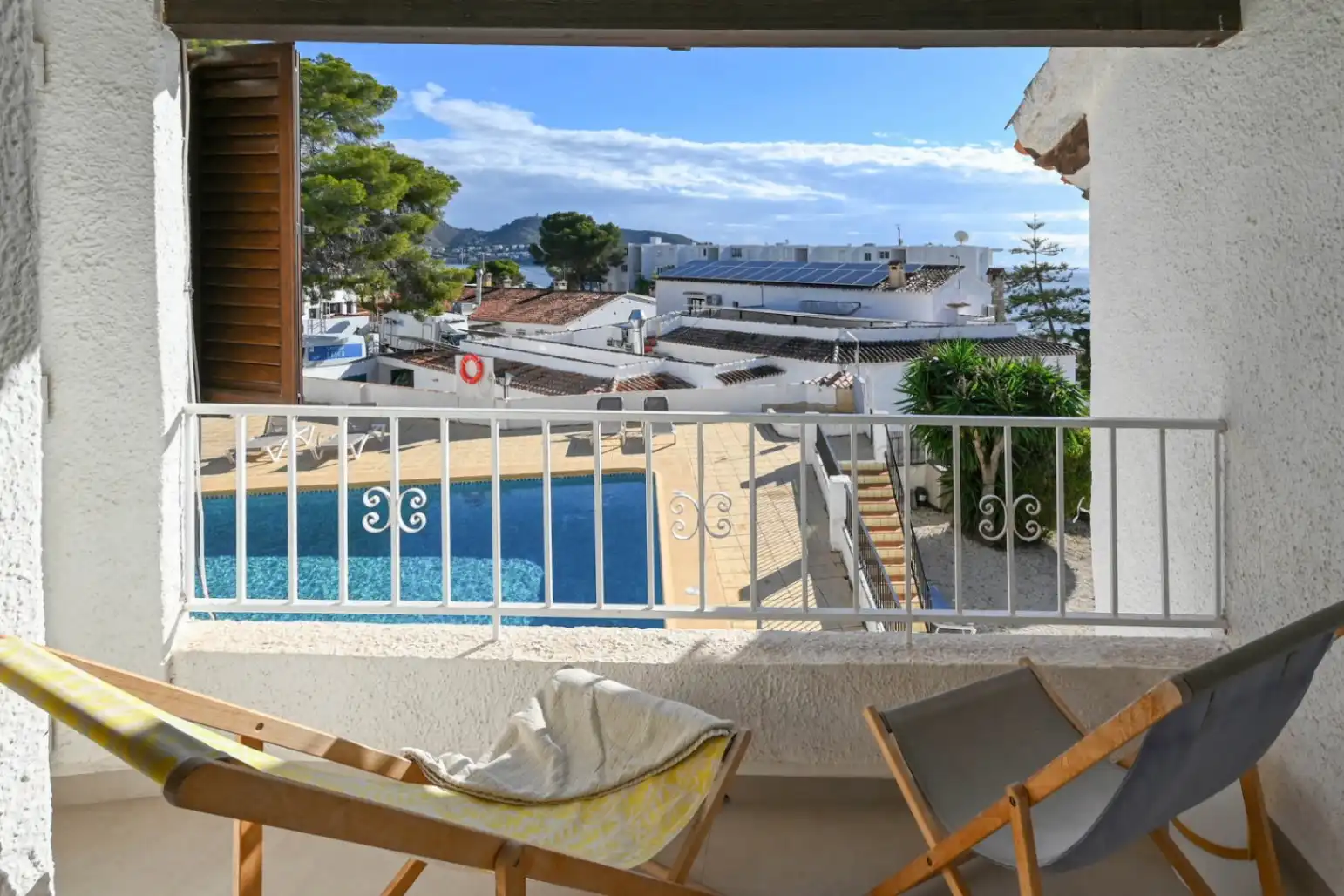 Terraza de Finca rústica de alquiler en Moraira con Aire acondicionado, Calefacción y Terraza