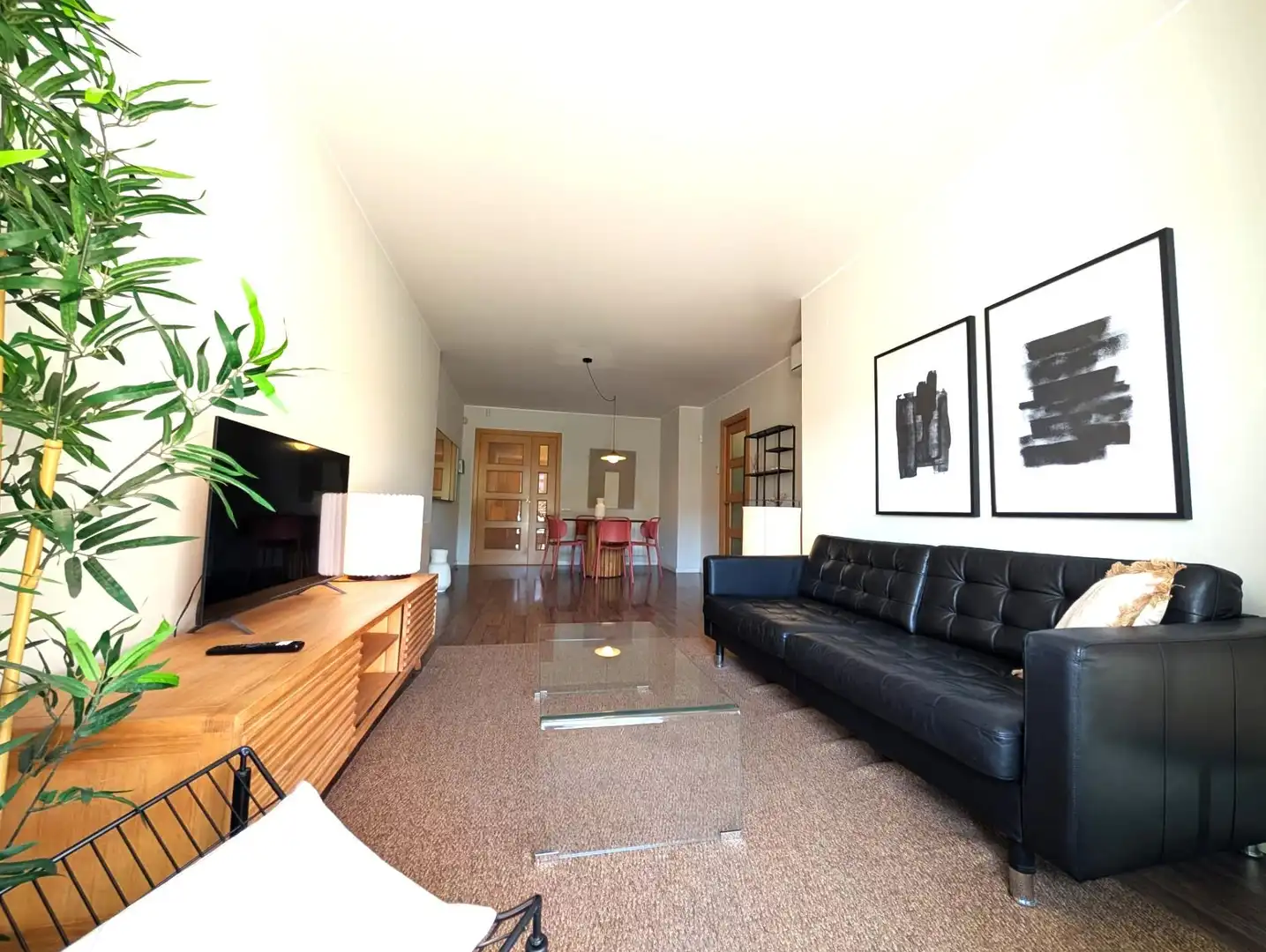 Sala de estar de Piso en venta en Molins de Rei con Aire acondicionado, Amueblado y Balcón