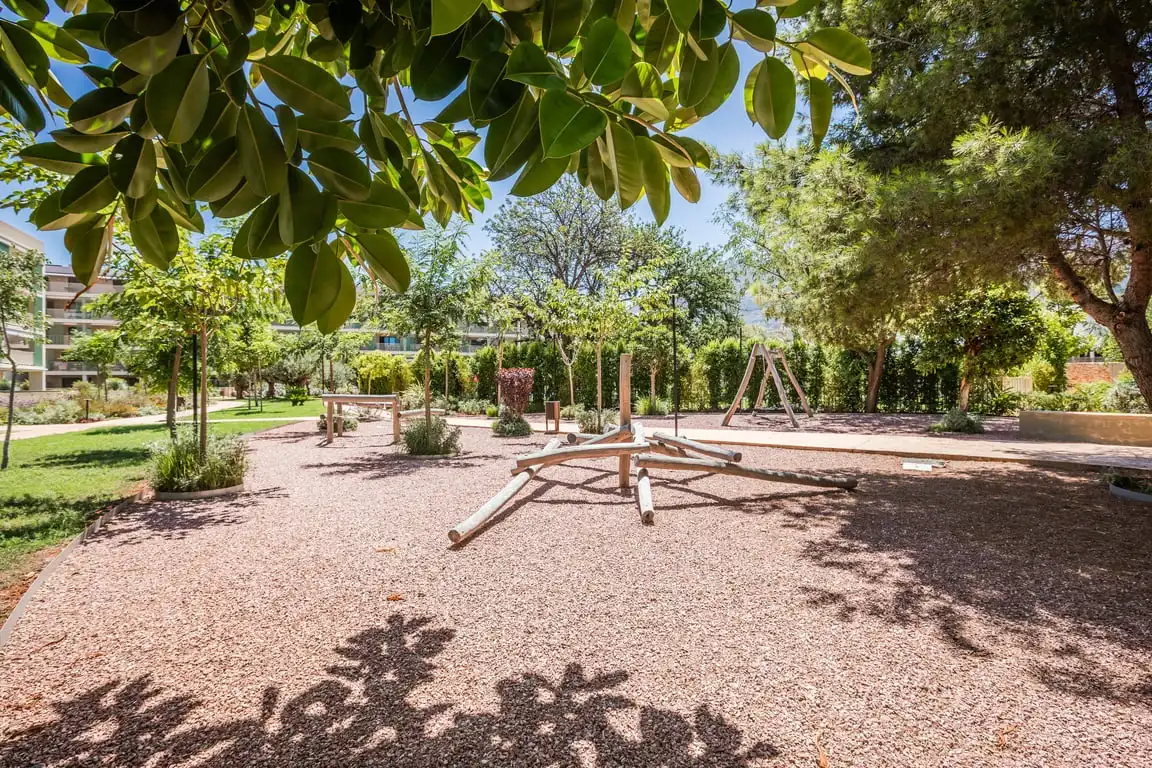 Jardín de Apartamento de alquiler en Dénia con Aire acondicionado, Jardín privado y Terraza