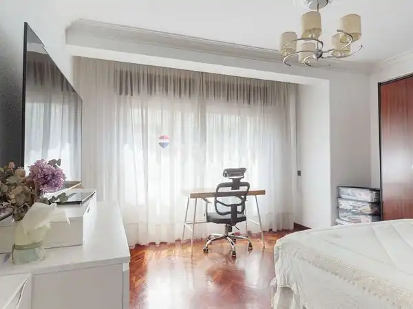 Bedroom of Flat for sale in Vigo   with Heating, Parquet flooring and Terrace