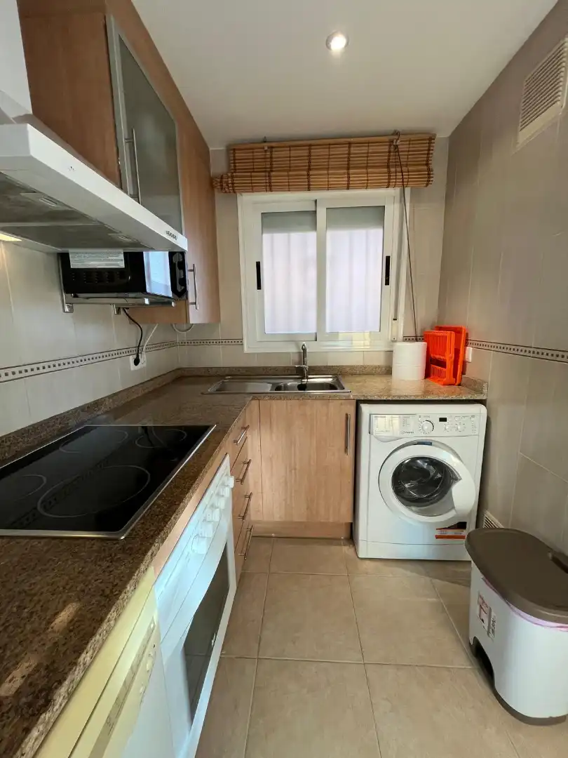 Cocina de Apartamento de alquiler en Oropesa del Mar / Orpesa con Aire acondicionado, Terraza y Amueblado