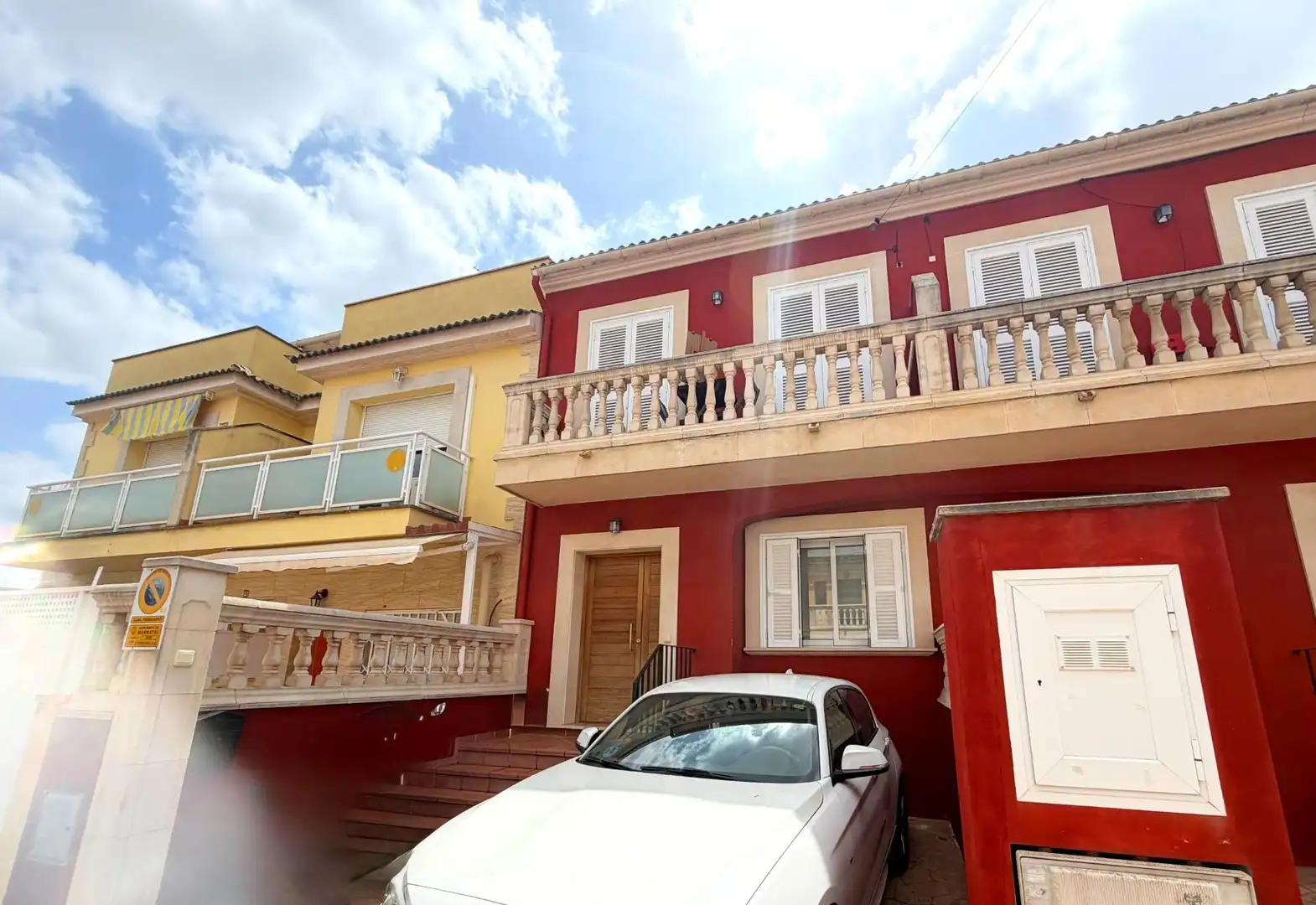 Vista exterior de Casa adosada en venda en Marratxí amb Aire condicionat, Calefacció i Parquet