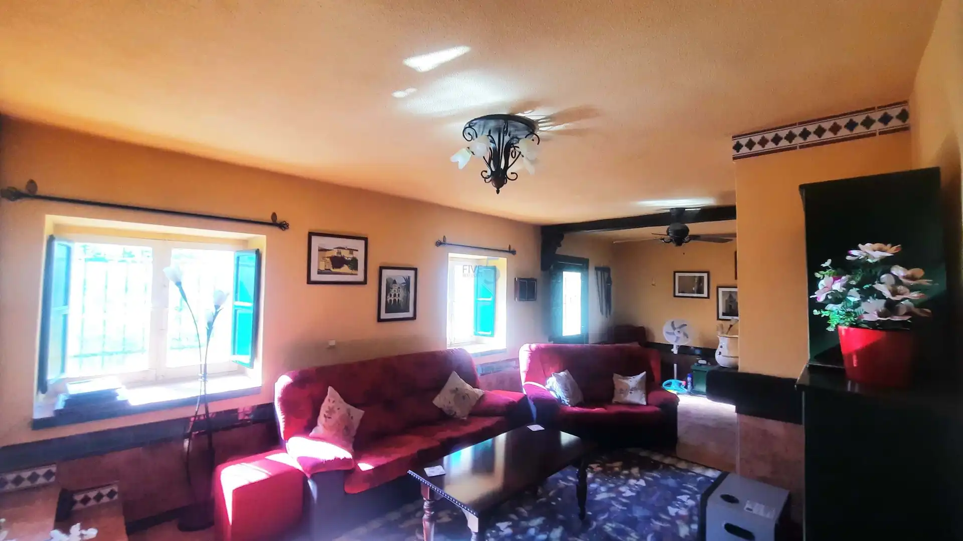 Sala d'estar de Casa adosada en venda en Torre-Pacheco amb Terrassa, Traster i Moblat
