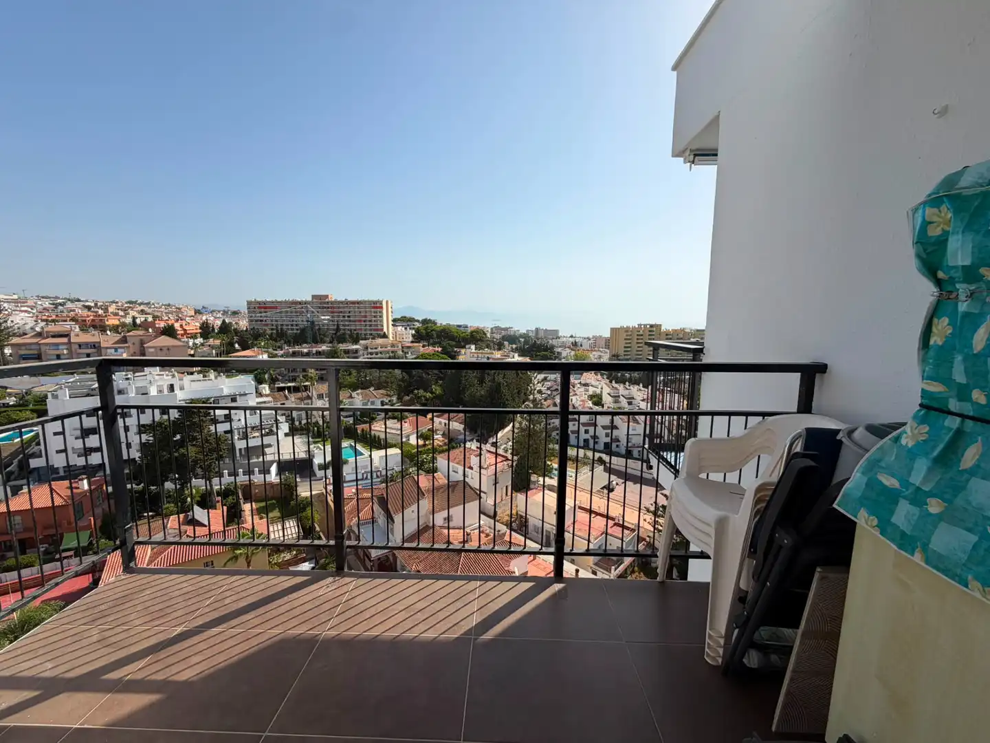 Terrasse von Dachboden zum Verkauf in Benalmádena mit Möbliert und Gemeinschaftspool