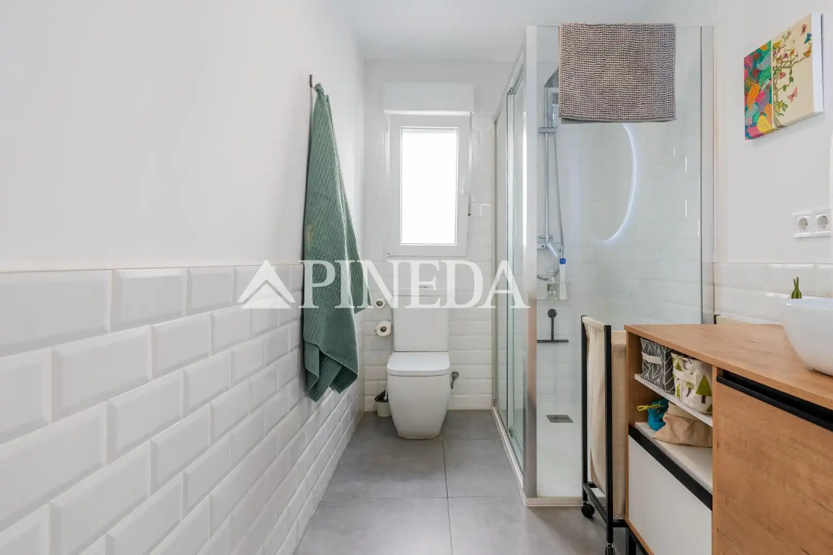 Badezimmer von Wohnung zum Verkauf in Puçol mit Klimaanlage und Balkon