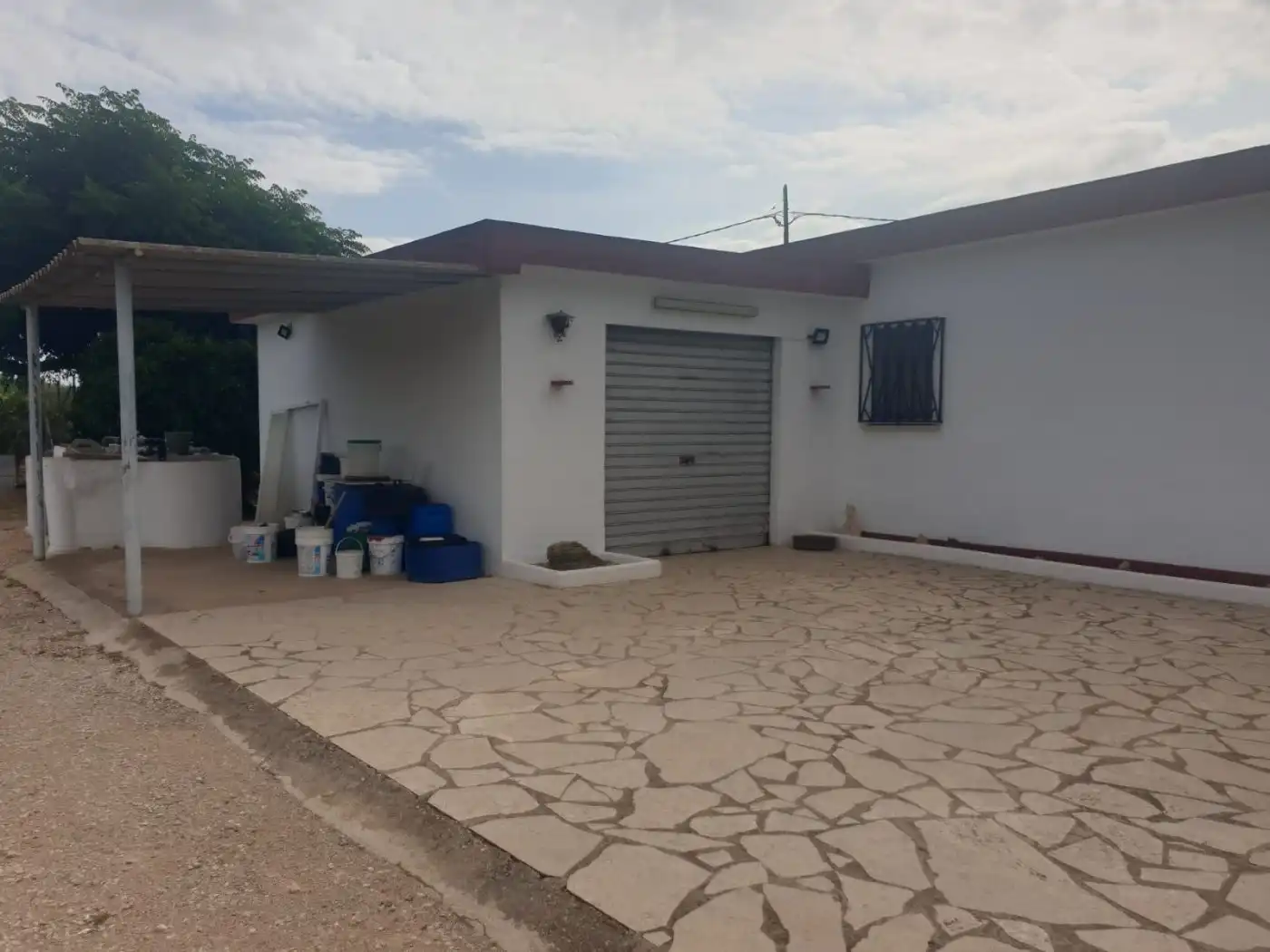 Vista exterior de Finca rústica en venda en Vinaròs amb Jardí privat, Traster i Piscina