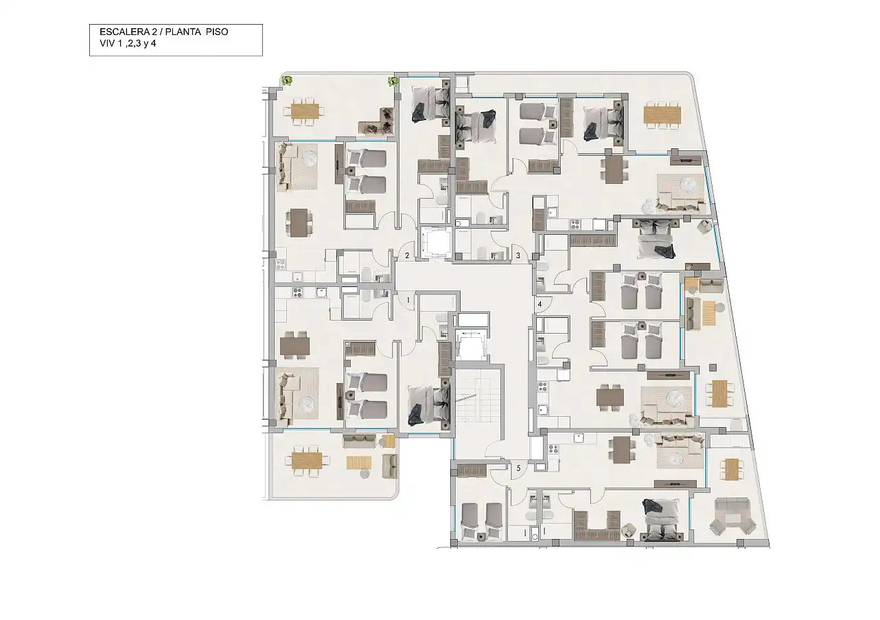 Apartament amb terrassa en venda a Santa Pola ciudad, imagen 14