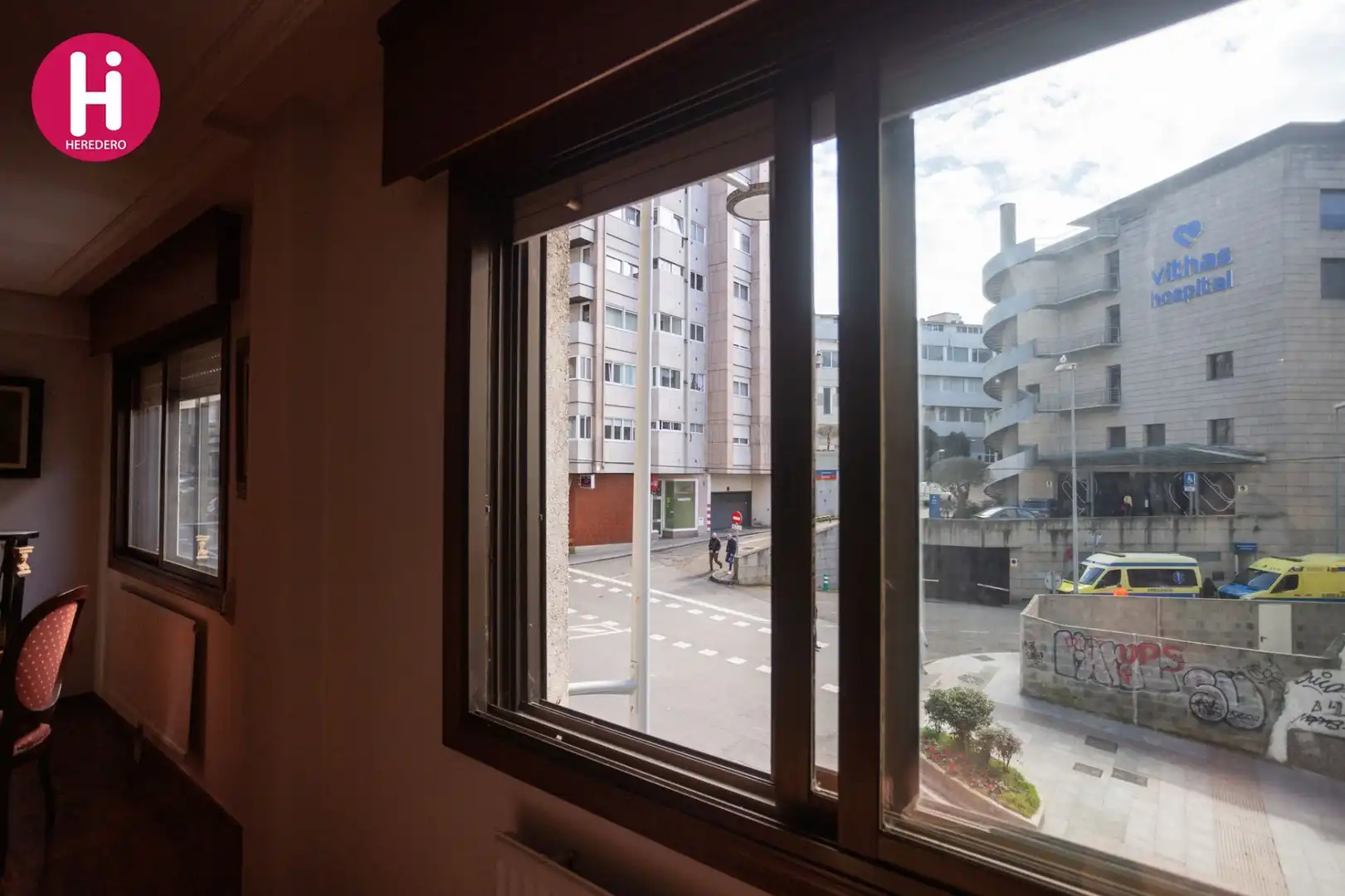Schlafzimmer von Wohnung zum Verkauf in Vigo  mit Heizung und Abstellraum