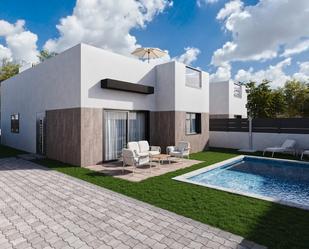 Vista exterior de Casa o xalet en venda en Mazarrón amb Jardí privat i Piscina