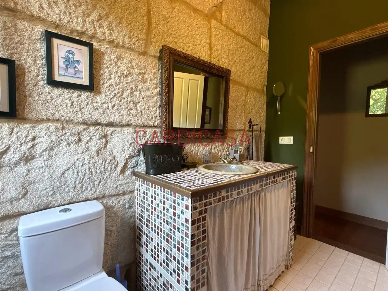 Bany de Casa o xalet en venda en Mondariz amb Calefacció, Jardí privat i Terrassa