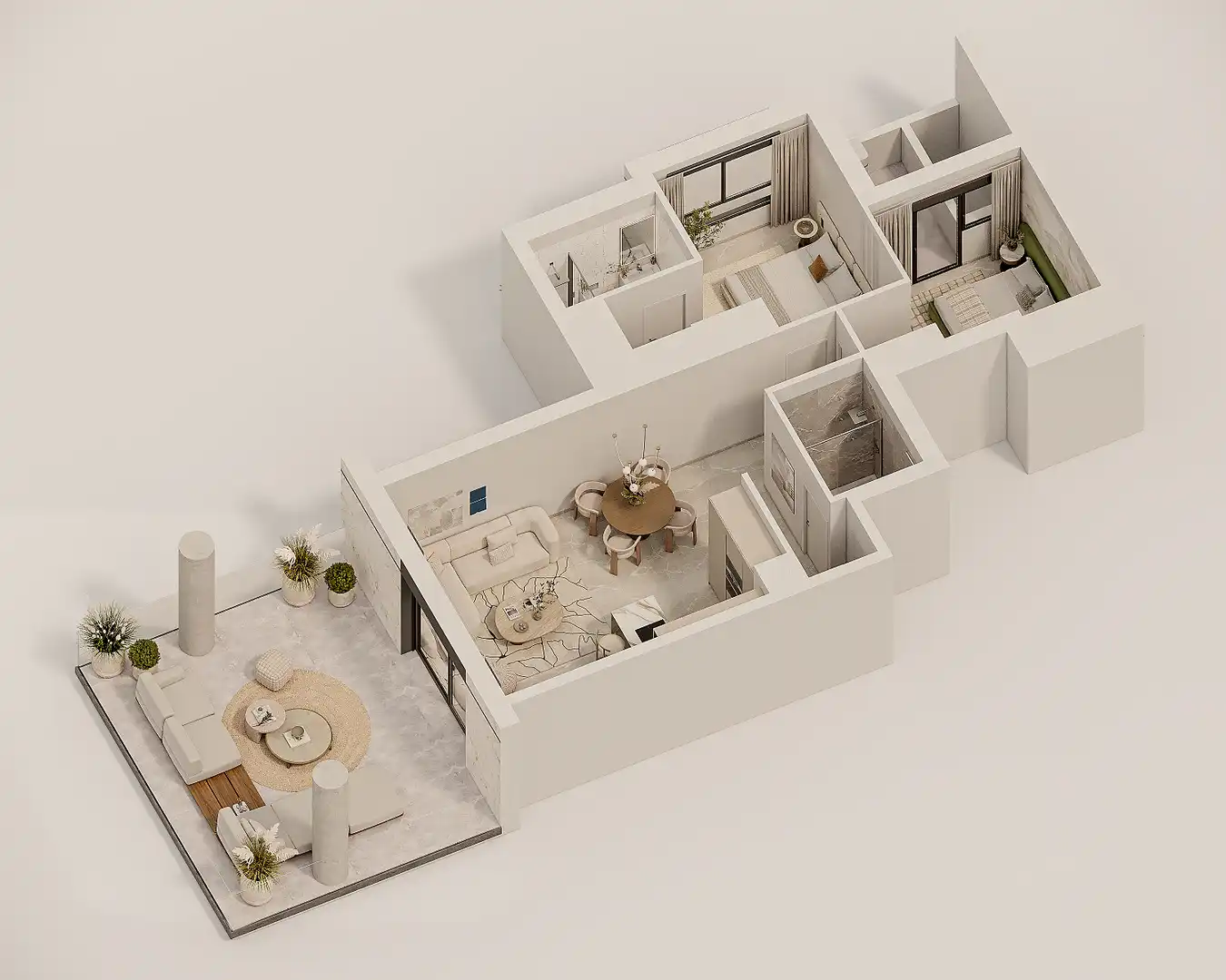 Mini appartamento con terrazza in vendita a Marisol Park - Ortembach - Los Almendros, imagen 35