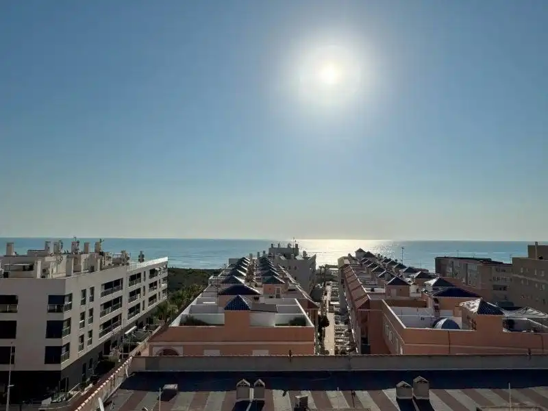 Vista exterior de Apartament en venda en Torrevieja amb Aire condicionat, Moblat i Piscina comunitària
