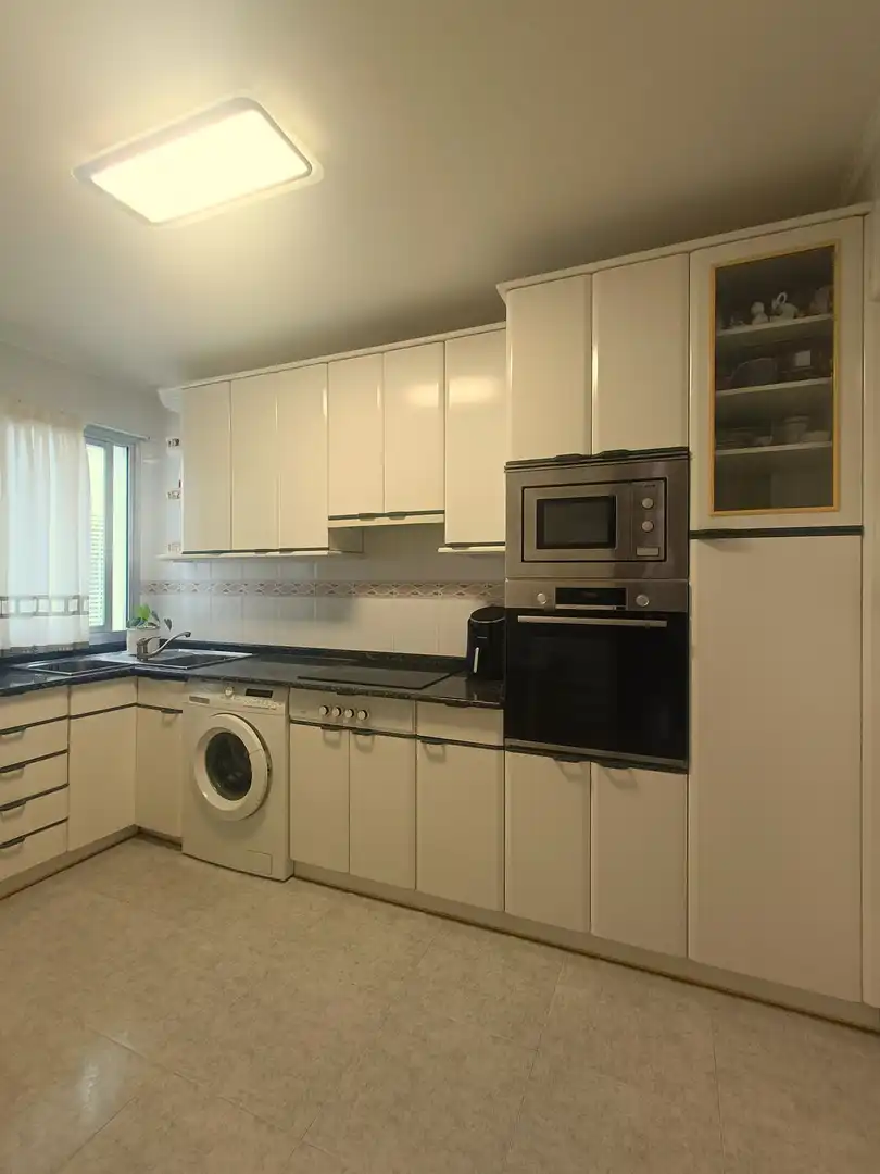 Kitchen of Flat for sale in Bilbao   with Heating, Terrace and Storage room