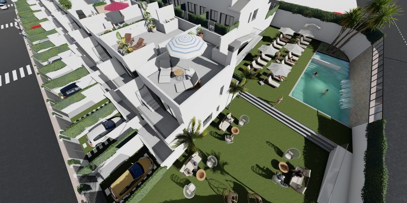Exterior view of Single-family semi-detached for sale in Alicante / Alacant  with Terrace