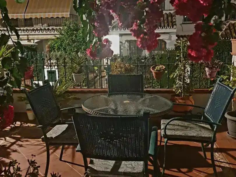 Terrassa de Casa adosada en venda en Mijas amb Aire condicionat, Piscina i Balcó