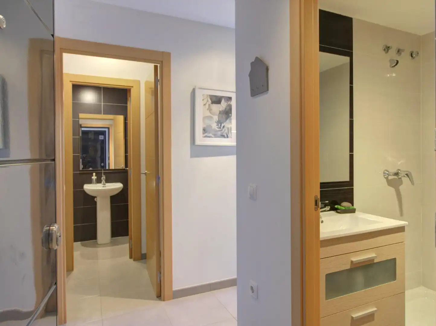 Badezimmer von Wohnungen zur Miete in Almenara mit Klimaanlage, Privatgarten und Terrasse