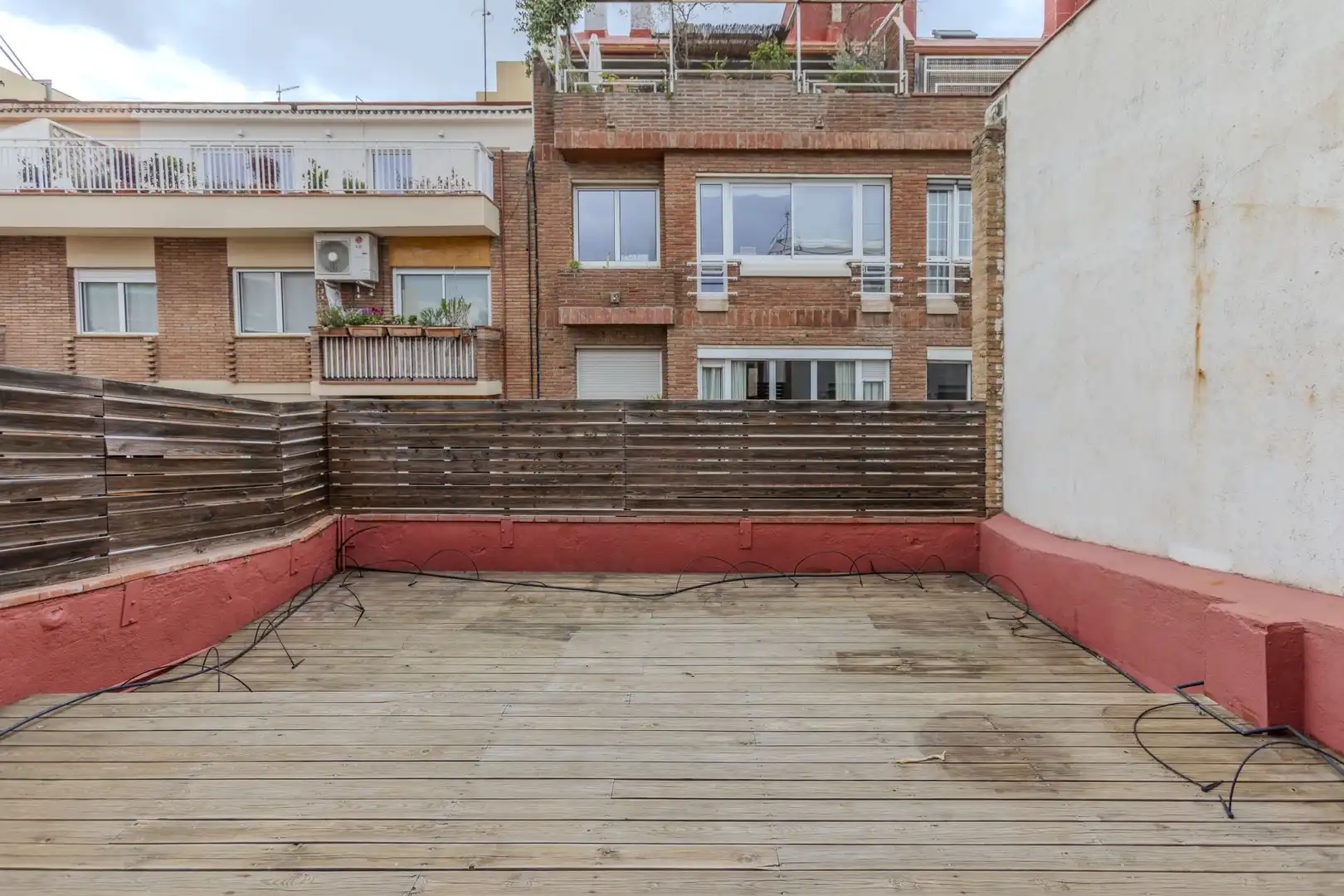 Terraza de Casa adosada en venta en Barcelona con Parquet y Terraza
