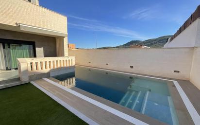 Swimming pool of House or chalet for sale in Antequera  with Air Conditioner, Terrace and Swimming Pool