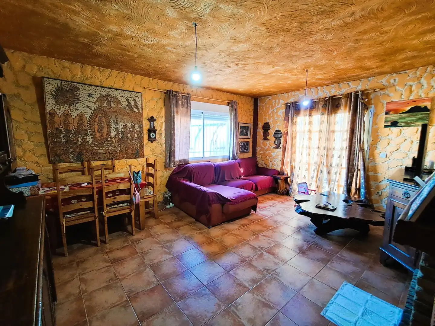 Sala de estar de Casa o chalet en venta en Águilas con Aire acondicionado, Calefacción y Jardín privado