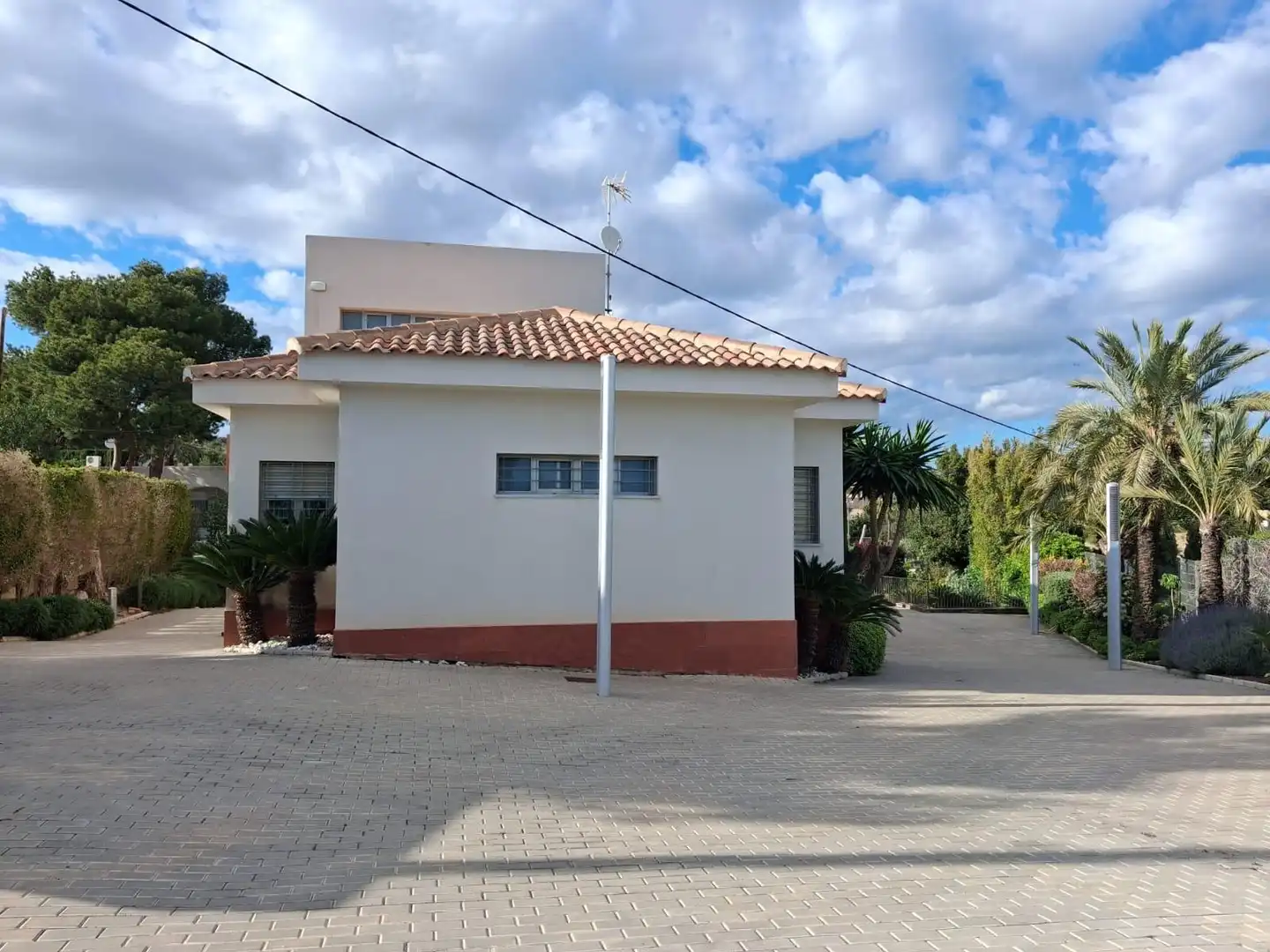 Exterior view of Houses for sale in Elche / Elx  with Air Conditioner, Heating and Private garden