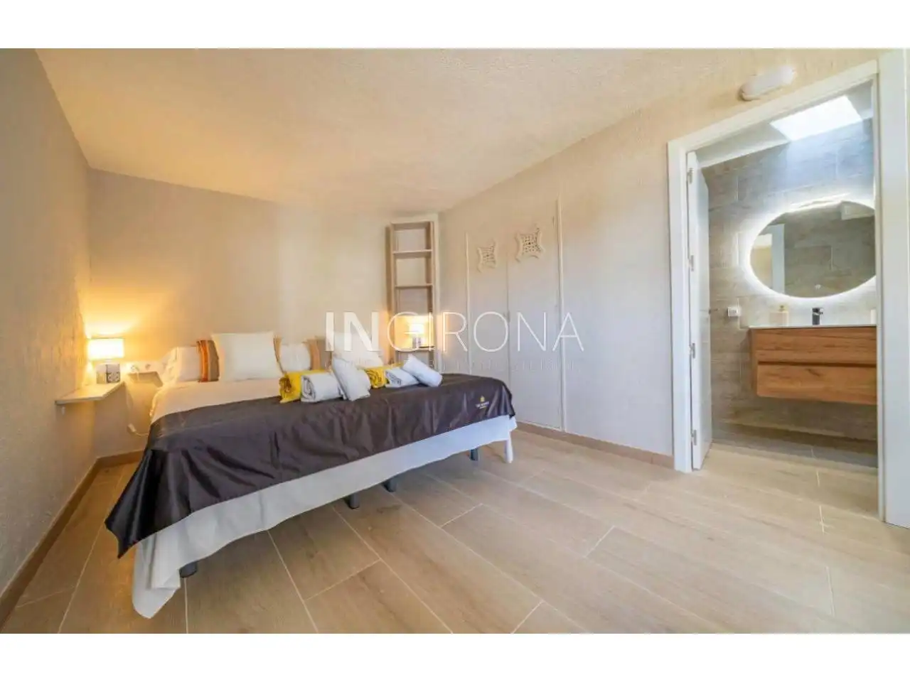 Dormitori de Casa o xalet de lloguer en Lloret de Mar amb Aire condicionat, Jardí privat i Terrassa