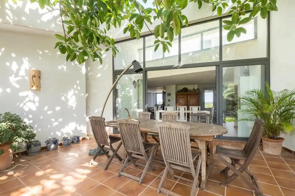 Terrace of Country homes for sale in Alcúdia  with Air Conditioner, Heating and Private garden