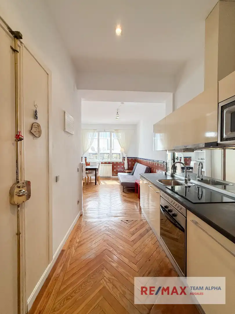 Cocina de Piso de alquiler en Madrid con Aire acondicionado, Calefacción y Parquet