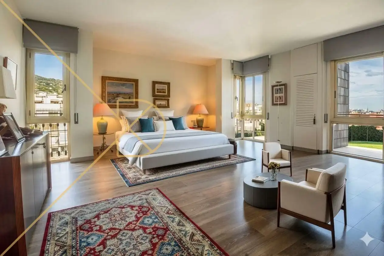 Schlafzimmer von Wohnung zum Verkauf in Barcelona mit Parkett