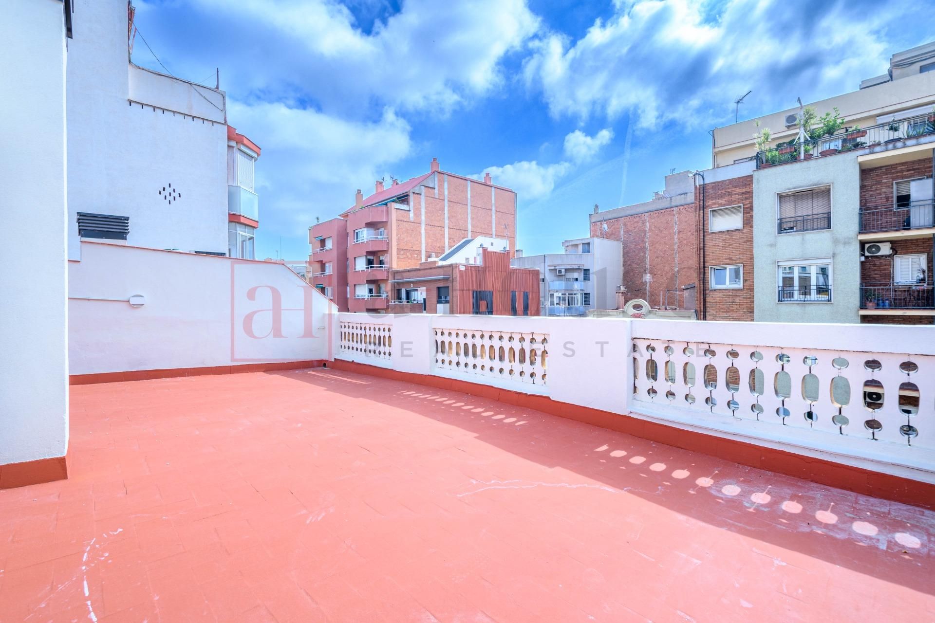 Terrace of Attic for sale in  Barcelona Capital  with Air Conditioner, Parquet flooring and Terrace