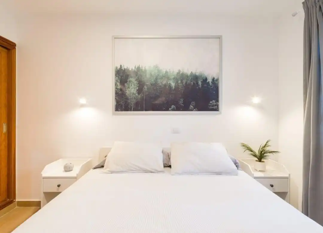 Schlafzimmer von Erdgeschoss zur Miete in San Bartolomé de Tirajana mit Terrasse, Möbliert und Gemeinschaftspool