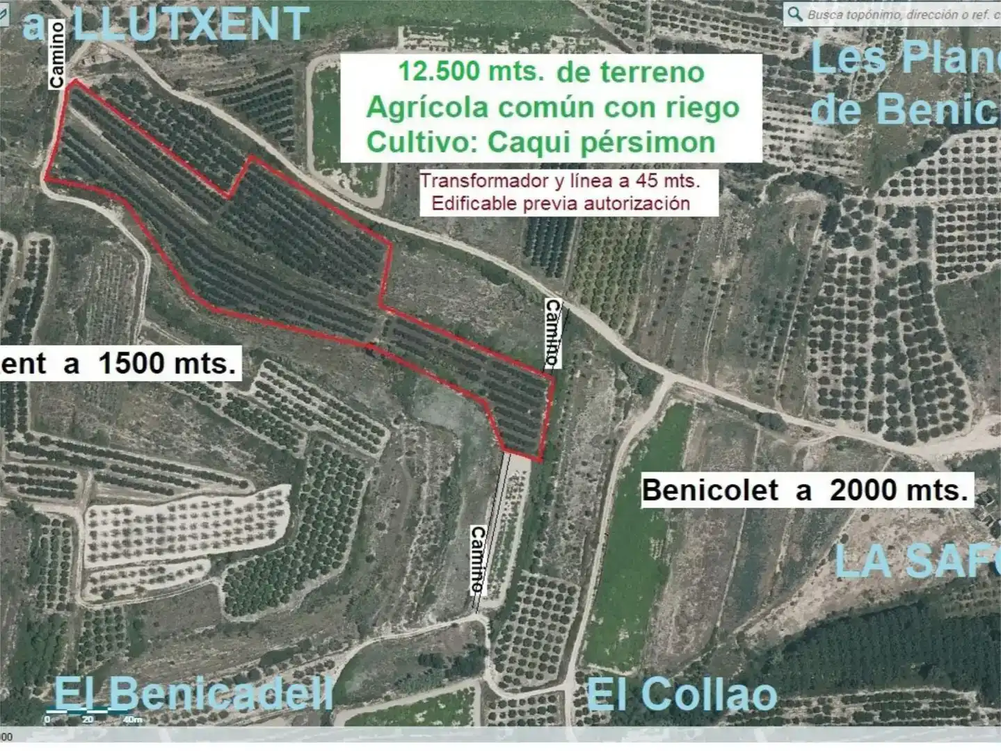 Terreno en venta en Llutxent, Valencia