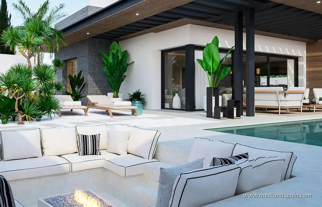 Chalet con piscina en venta en Riviera del Sol, imagen 4
