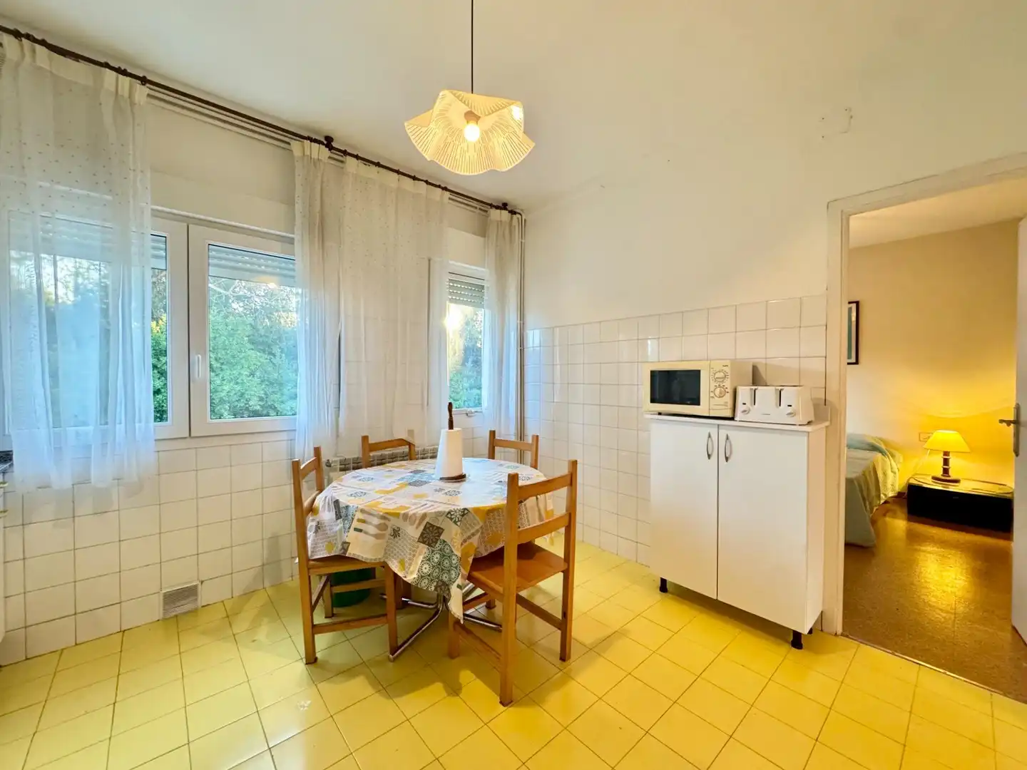 Kitchen of Flat for sale in Vilanova de Arousa  with Heating, Terrace and Furnished