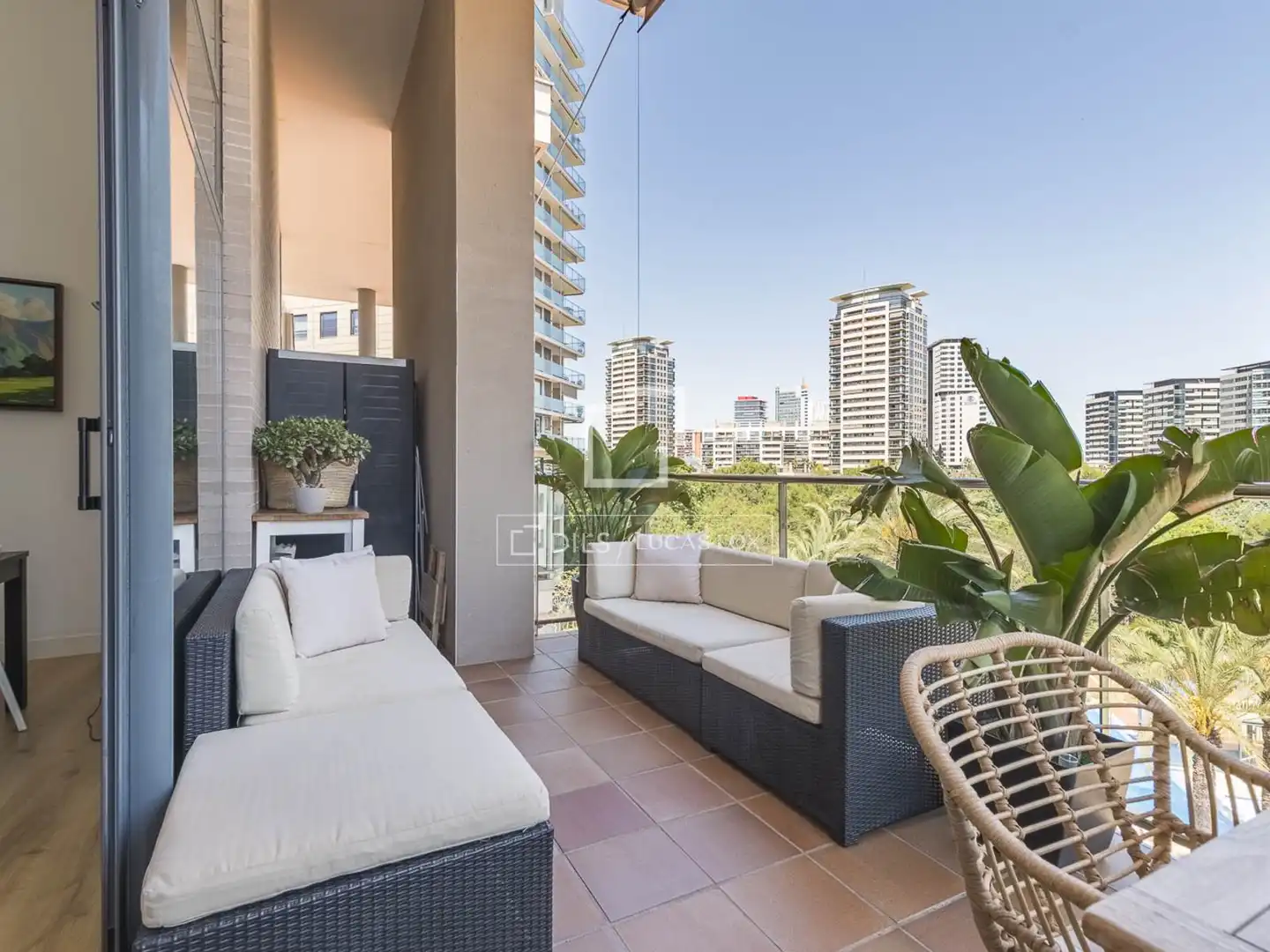 Terrace of Flat for sale in Barcelona  with Air Conditioner, Private garden and Terrace