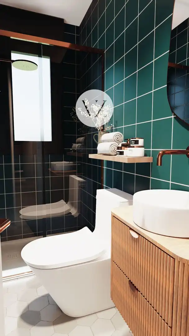 Bathroom of Detached homes for sale in Barbadillo  with Air Conditioner, Heating and Private garden