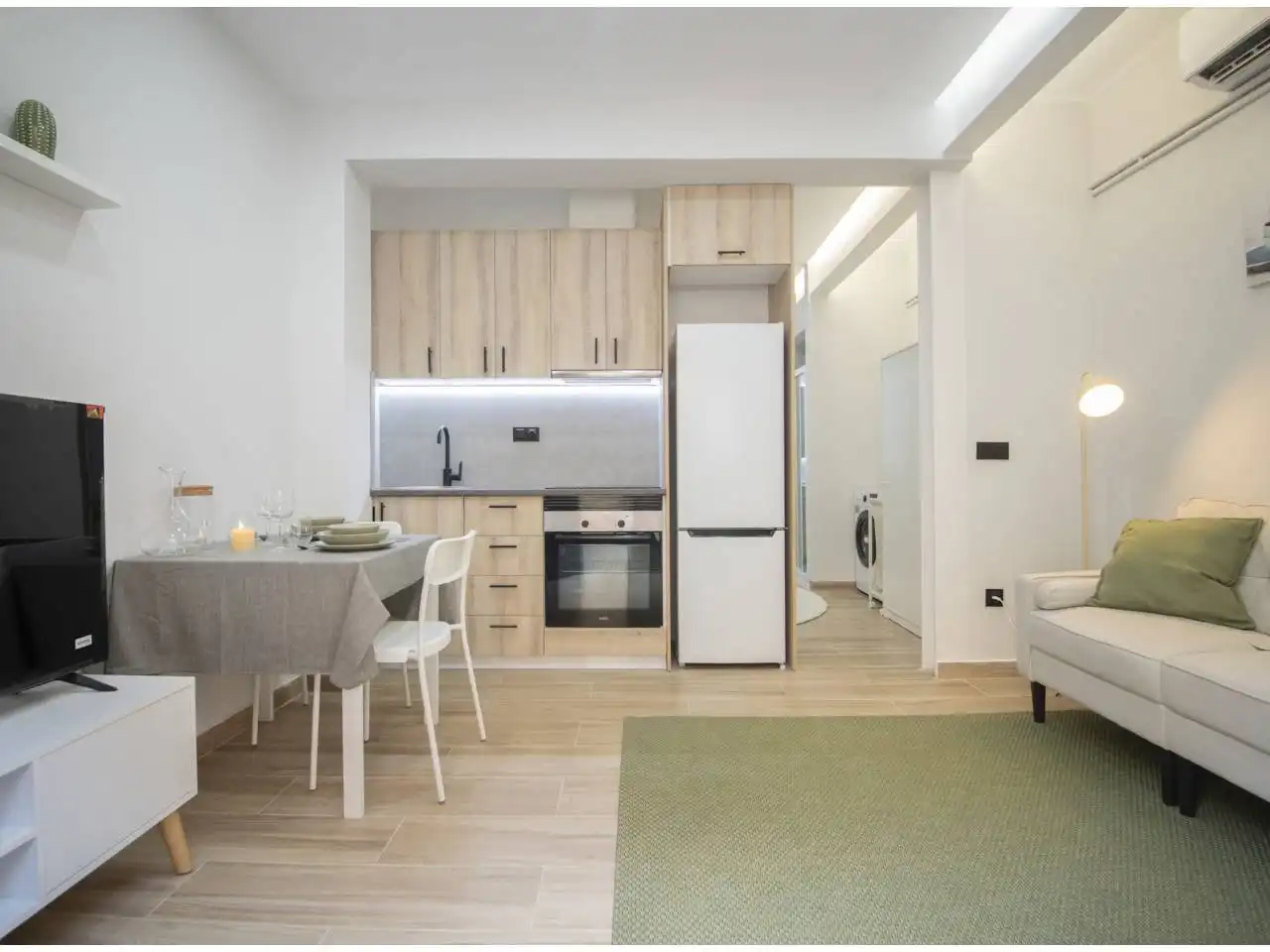 Küche von Wohnung zum Verkauf in L'Hospitalet de Llobregat mit Klimaanlage, Heizung und Parkett