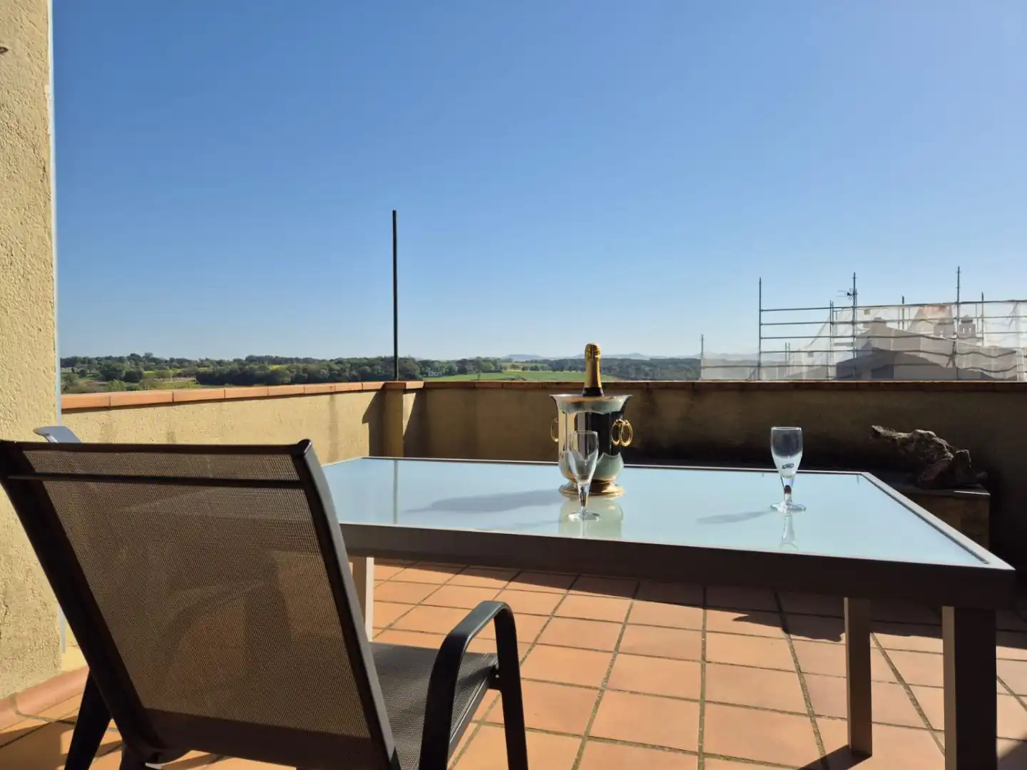 Terrace of Detached homes for sale in Vilobí d'Onyar  with Air Conditioner, Heating and Terrace