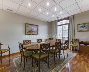 Dining room of Apartment for sale in  Barcelona Capital  with Air Conditioner, Parquet flooring and Balcony