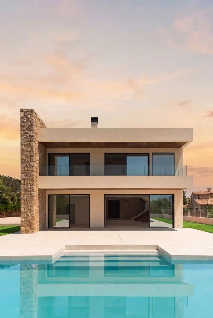 Exterior view of Houses for sale in Pollença  with Air Conditioner, Heating and Private garden