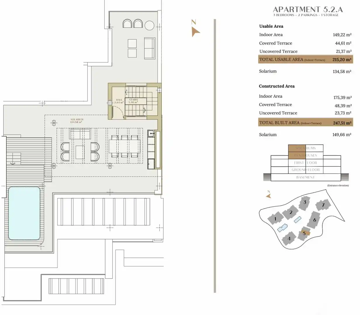 Penthouse with pool for sale in Selwo, imagen 24