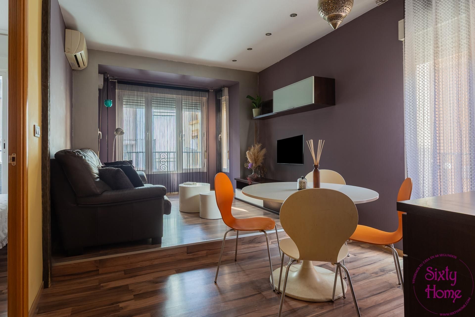 Living room of Apartment for sale in  Zaragoza Capital  with Parquet flooring