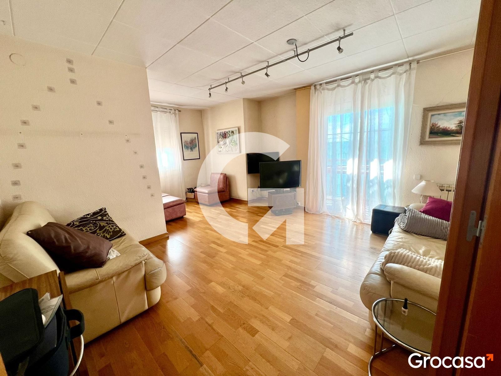 Living room of Flat for sale in El Prat de Llobregat  with Air Conditioner, Heating and Terrace