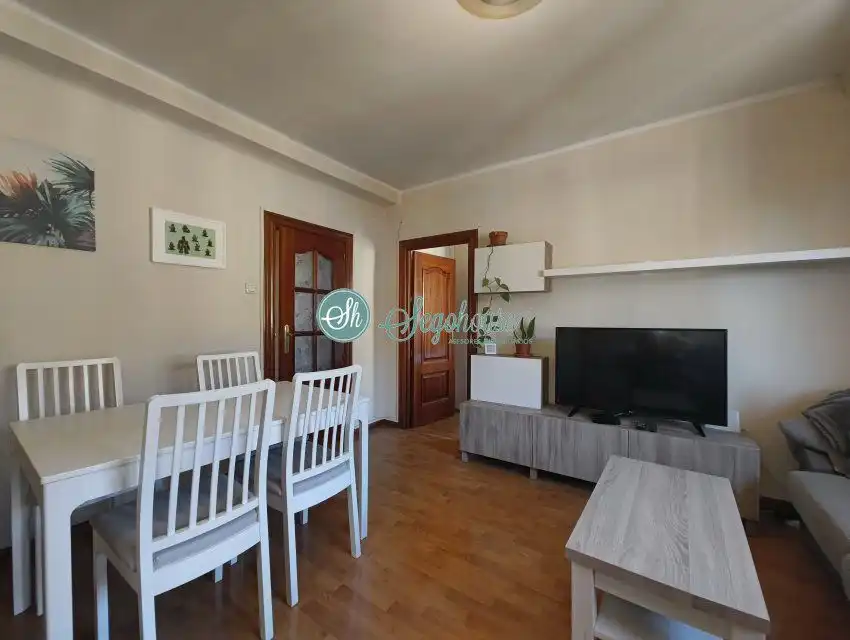 Sala de estar de Piso en venta en Segovia con Calefacción, Parquet y Terraza