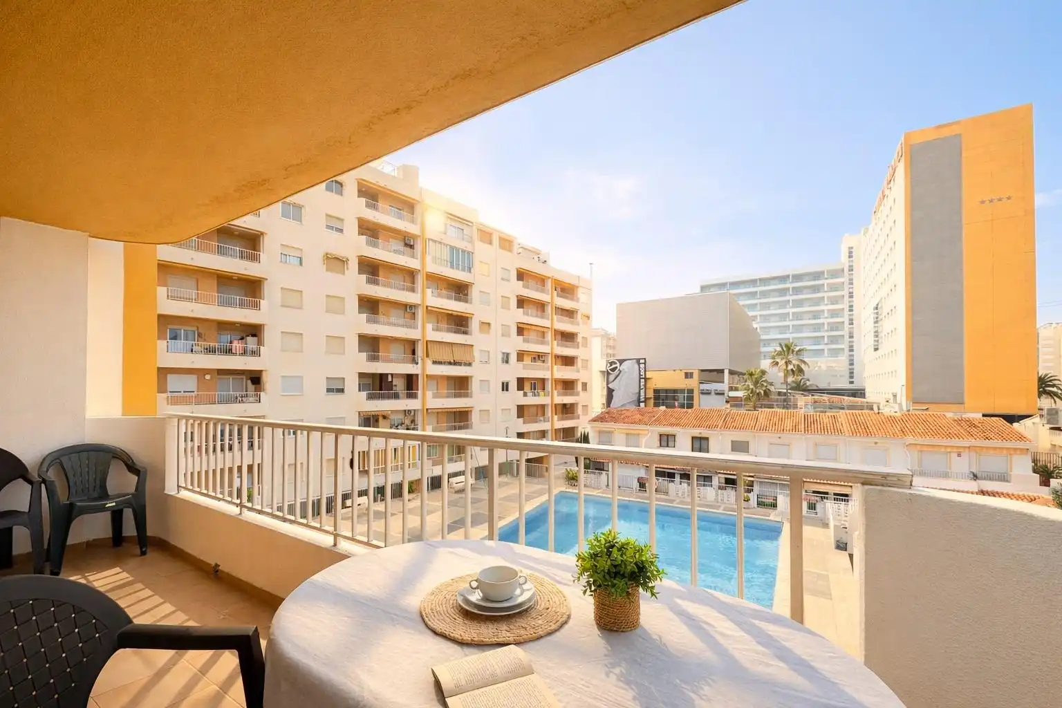 Terraza de Apartamento de alquiler en Playa de Gandia