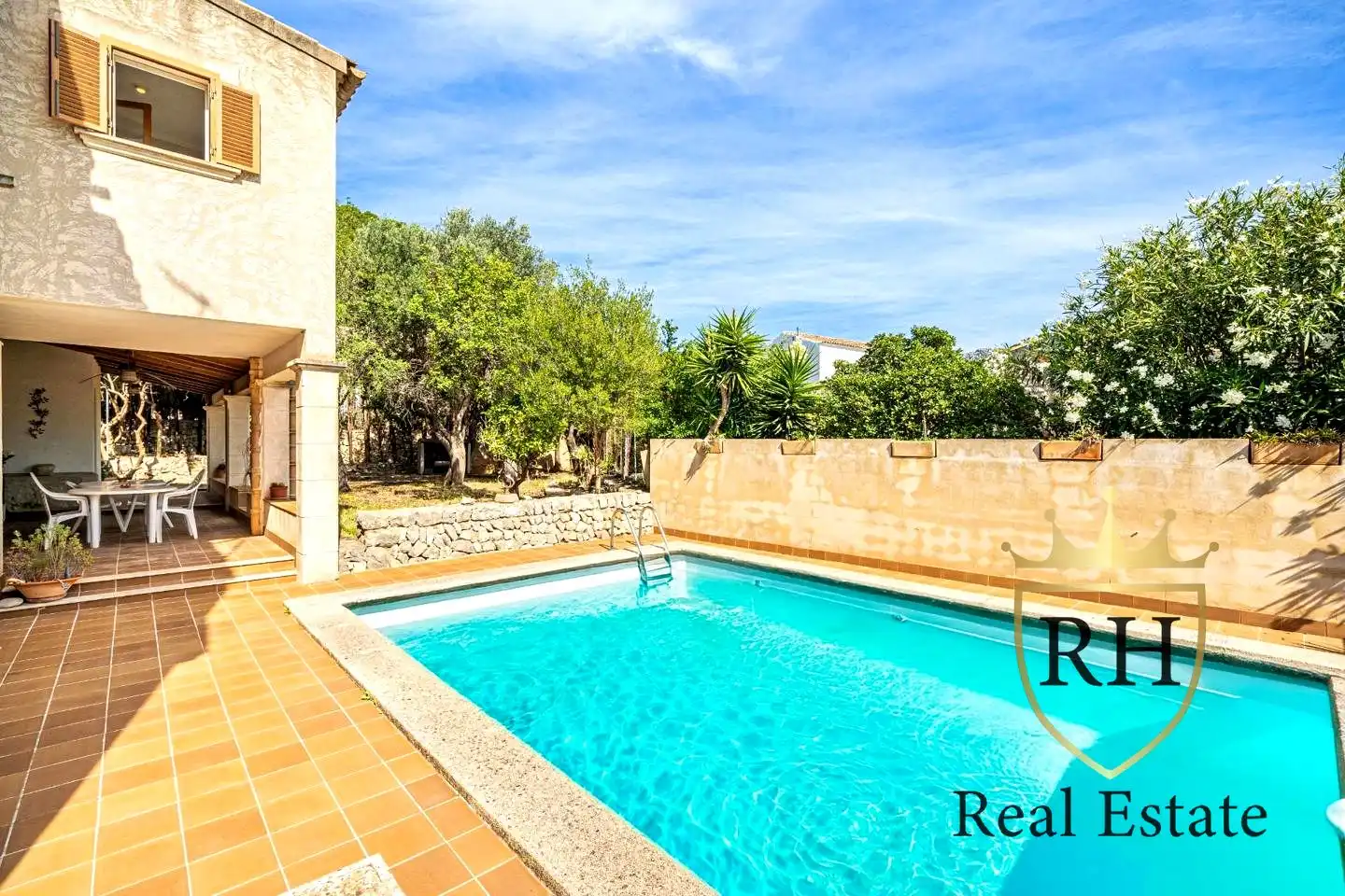 Vista exterior de Casa o chalet en venta en Selva con Aire acondicionado, Jardín privado y Terraza