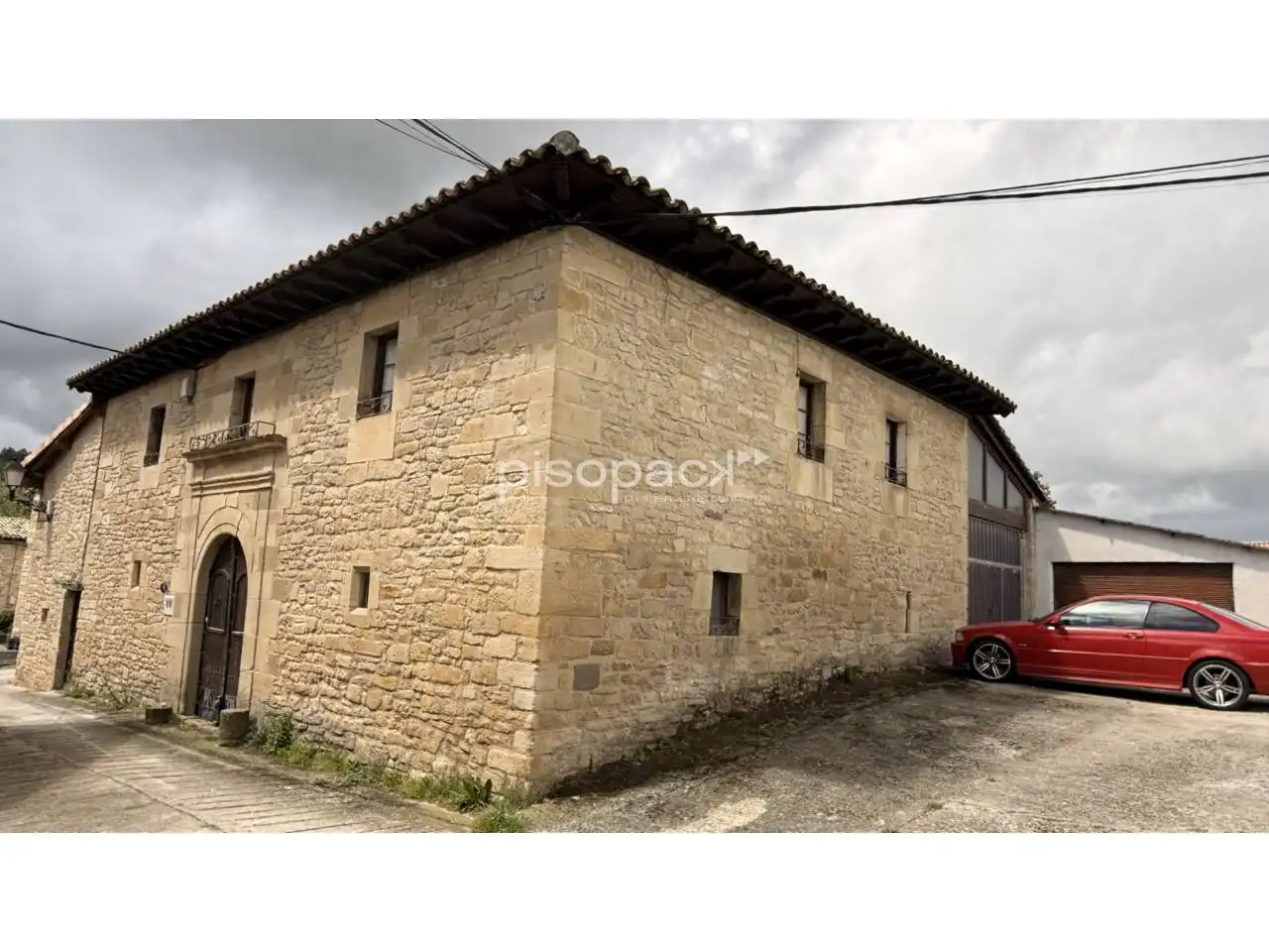 Vista exterior de Casa o chalet en venta en Unciti con Calefacción