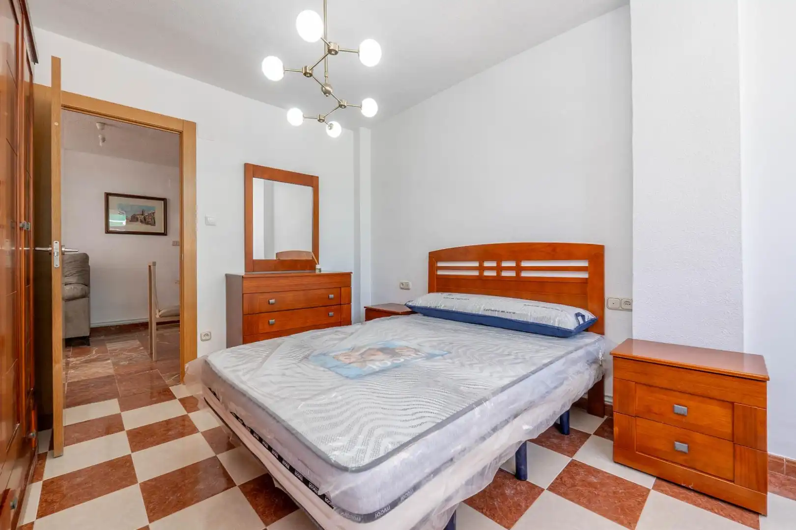Schlafzimmer von Wohnung zur Miete in Granada mit Heizung und Möbliert