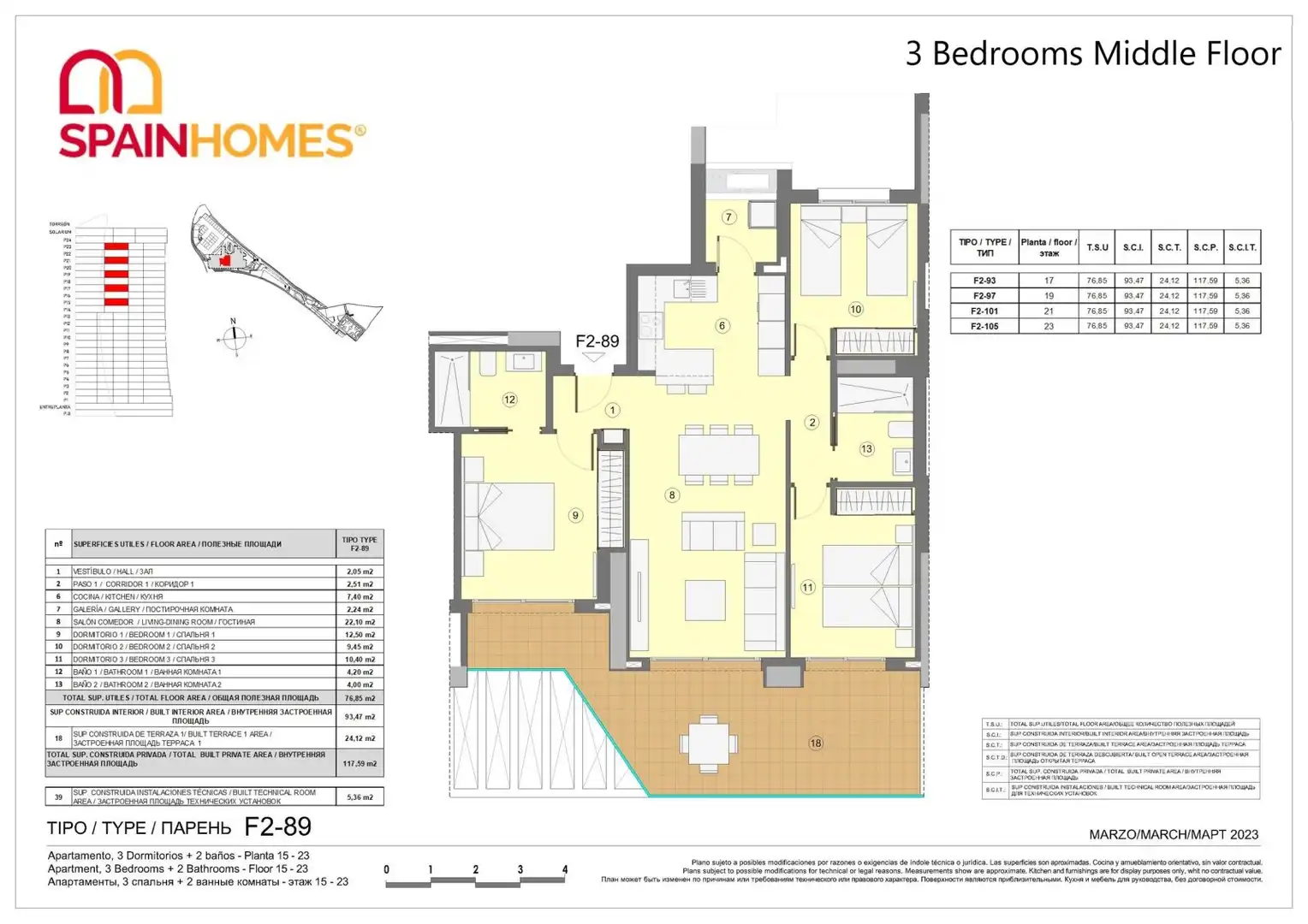 Apartament amb terrassa en venda a Via Parque, imagen 25