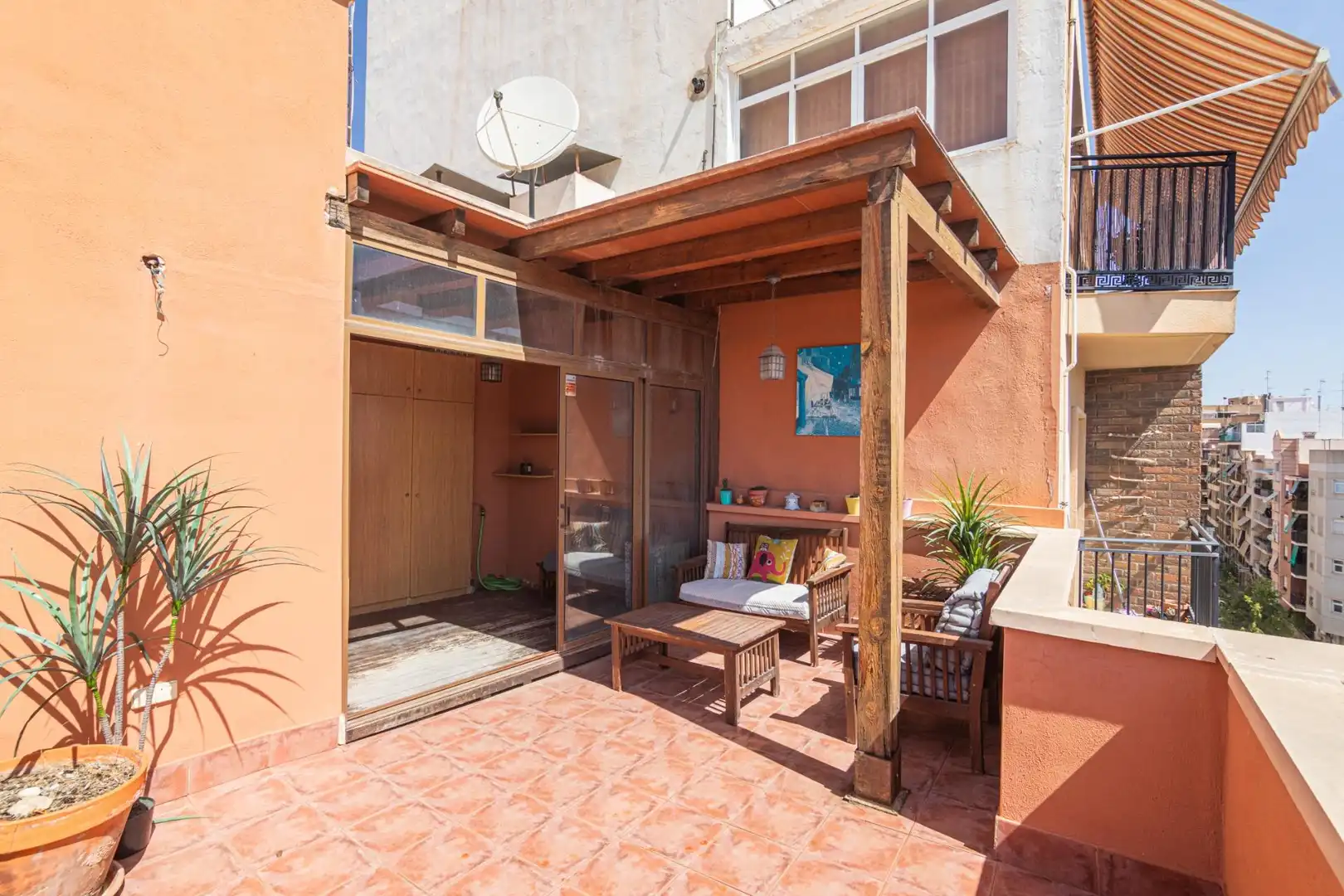 Terrasse von Wohnung zum Verkauf in Elche / Elx mit Klimaanlage und Terrasse