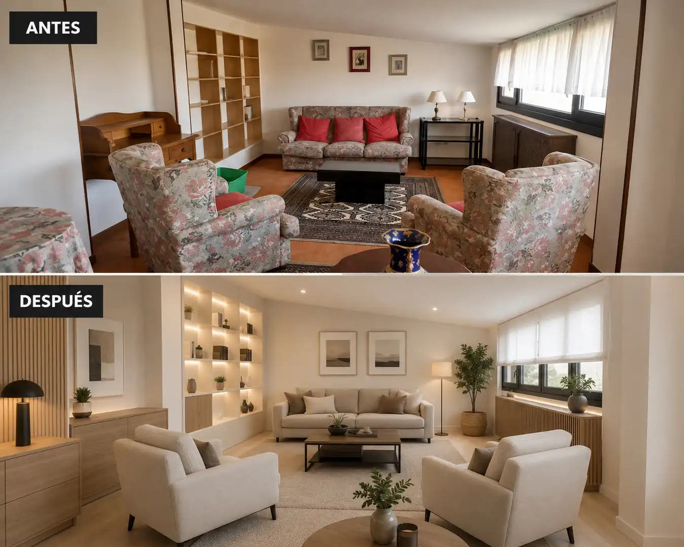 Sala de estar de Casa o chalet en venta en Camargo con Jardín privado